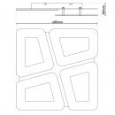 LED Deckenleuchte "SIMEN" weiß