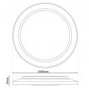 LED Deckenleuchte "CLAIRE" d: 50,5cm
