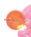 1 x Glasball - klein rot - zu 1085161+7026461