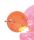 1 x Glasball - klein rot - zu 1085161+7026461