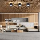 LED Spot "TRIMES" D: 14cm schwarz