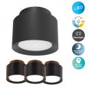 LED Spot "TRIMES" D: 14cm schwarz