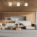 LED Spot "TRIMES" D: 14cm weiß