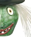 "Baddie" mit leuchtenden Augen, Mund und Glasfaser-Haaren, h: 37 cm