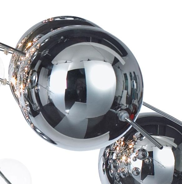Ersatz Glasball zu 7030942 - groß chrom - licht-direkt.de, 9,00