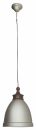 Metallpendelleuchte"Pinhead" mit Holzoptikaufsatz