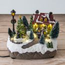 LED-Weihnachts-Dekoleuchte Schneelandschaft