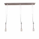 3-er Pendel E14 Serie Individuum (ohne Glas)