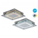 LED Deckenleuchte "Aarau" mit Kristalleffekt