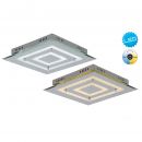 LED Deckenleuchte "Davos" mit Kristalleffekt