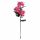 LED-Solar-Erdspieß "Blume" h:79cm rose
