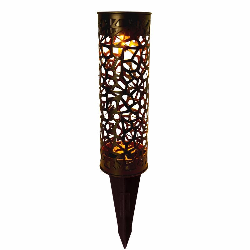 3er-Set LED-Solar-Erdspieß - Leuchtenland by Näve, 26,95