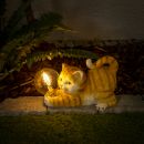 LED-Solar-Outdoorleuchte "Katze" l: 25cm
