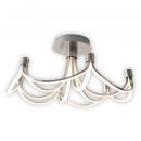 LED Deckenleuchte "Festos" d: 60cm nickelmatt