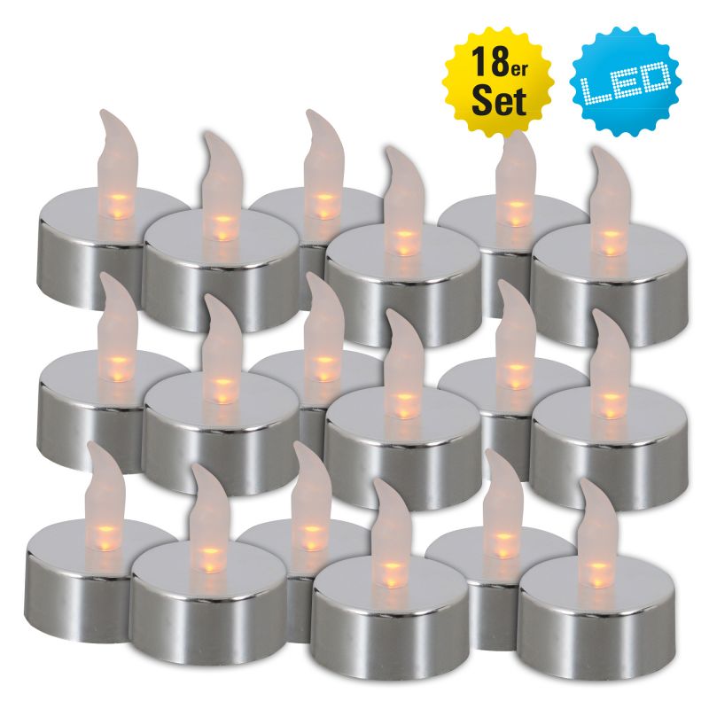 18er-Set LED Kerzen - Leuchtenland by Näve, 18,95 €