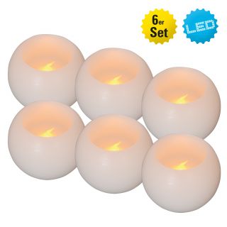 6er-Set LED-Deko-Kerze
