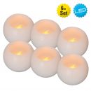 6er-Set LED-Deko-Kerze